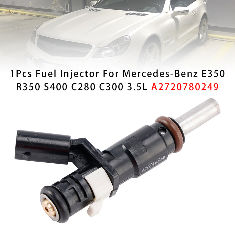 Mercedes-Benz E350 R350 S400 C280 C300 3.5L A2720780249 1PCS Fuel Injector