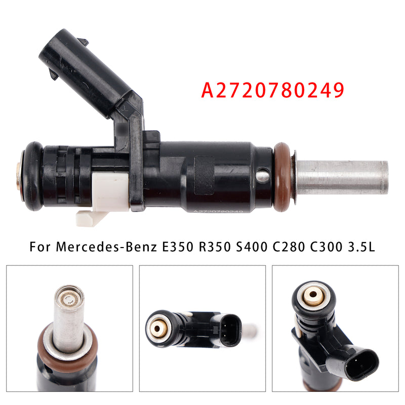 Mercedes-Benz E350 R350 S400 C280 C300 3.5L A2720780249 1PCS Fuel Injector