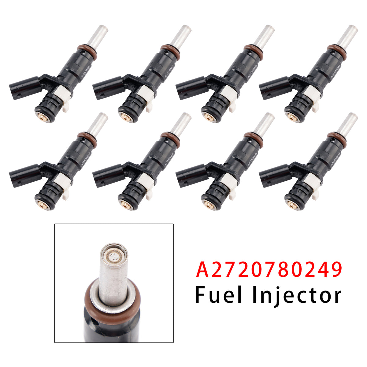 Mercedes-Benz E350 R350 S400 C280 C300 3.5L A2720780249 8PCS Fuel Injector