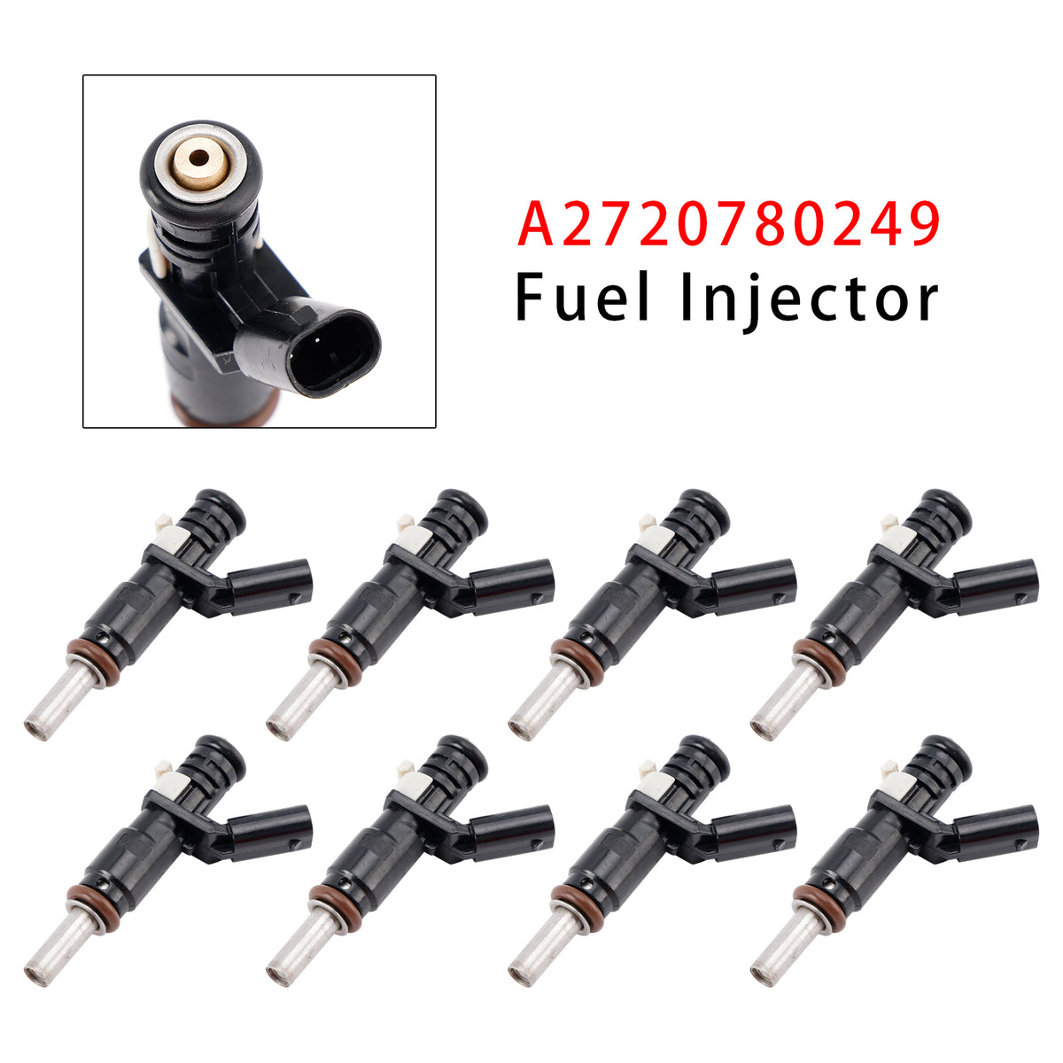 Mercedes-Benz E350 R350 S400 C280 C300 3.5L A2720780249 8PCS Fuel Injector