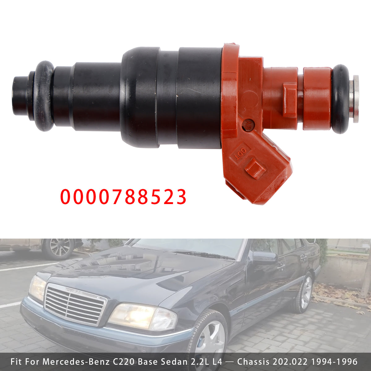 Mercedes-Benz W210 S210 W202 W124 C208 C230 0000788523 1PCS Fuel Injector