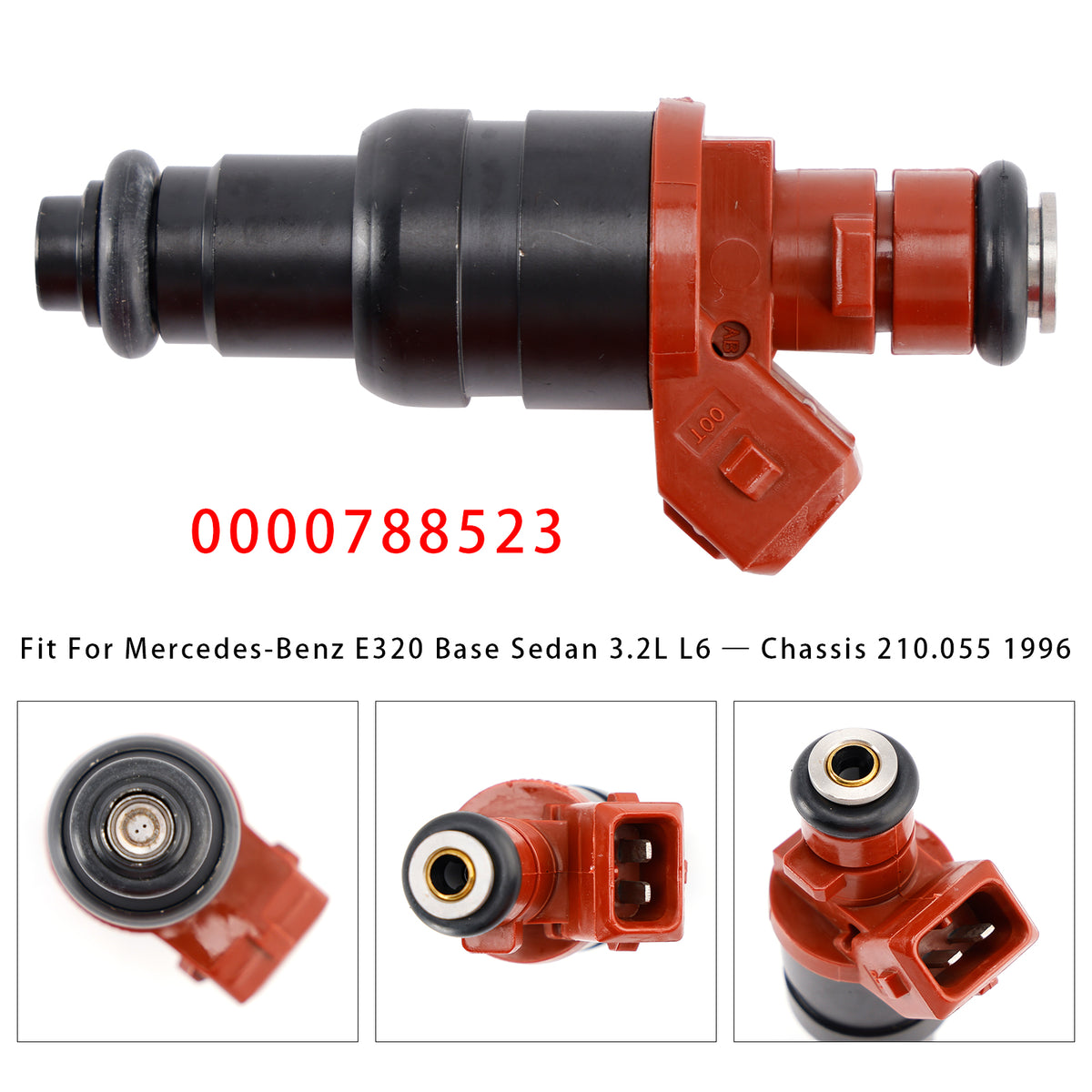 Mercedes-Benz W210 S210 W202 W124 C208 C230 0000788523 1PCS Fuel Injector
