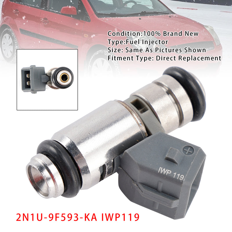 Ford Fiesta V JD JH KA 1.3L 2N1U-9F593-KA IWP119 1PCS Fuel Injector