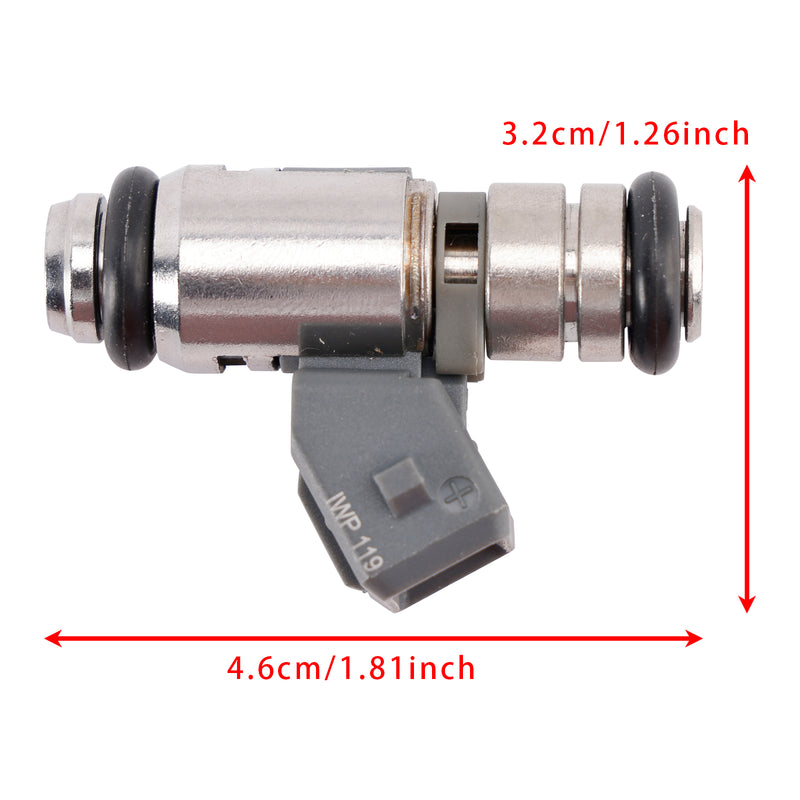 Ford Fiesta V JD JH KA 1.3L 2N1U-9F593-KA IWP119 4PCS Fuel Injector