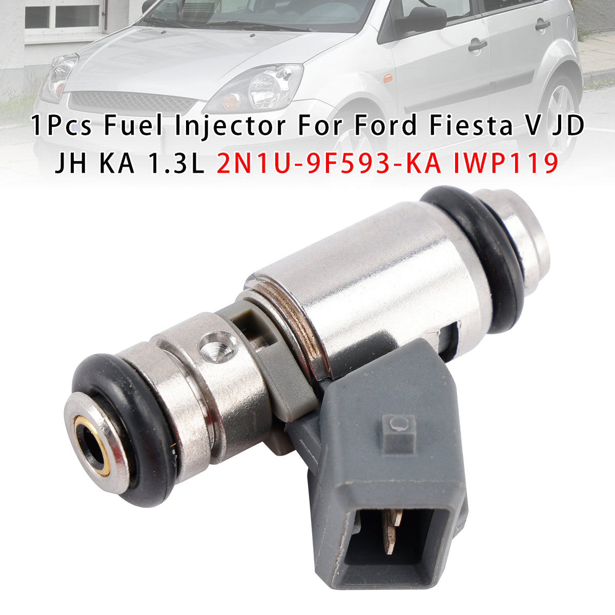 Ford Fiesta V JD JH KA 1.3L 2N1U-9F593-KA IWP119 1PCS Fuel Injector