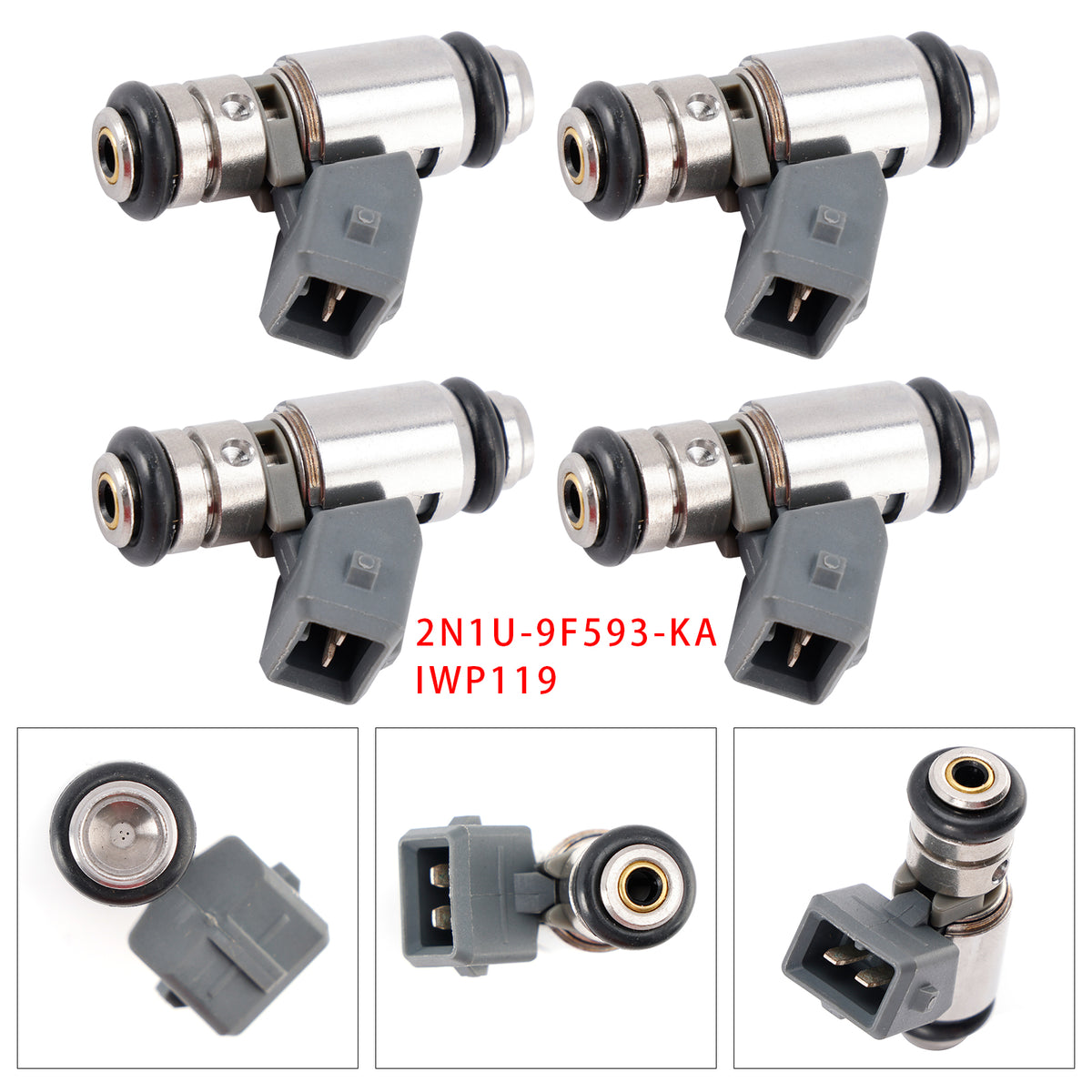Ford Fiesta V JD JH KA 1.3L 2N1U-9F593-KA IWP119 4PCS Fuel Injector