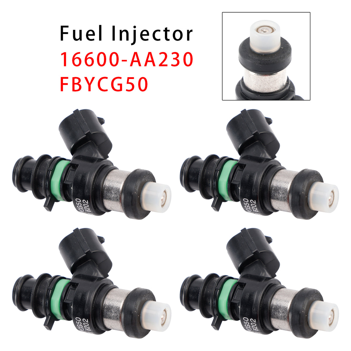 Subaru Forester Impreza Legacy 2.0L 16600-AA230 FBYCG50 4PCS Fuel Injector