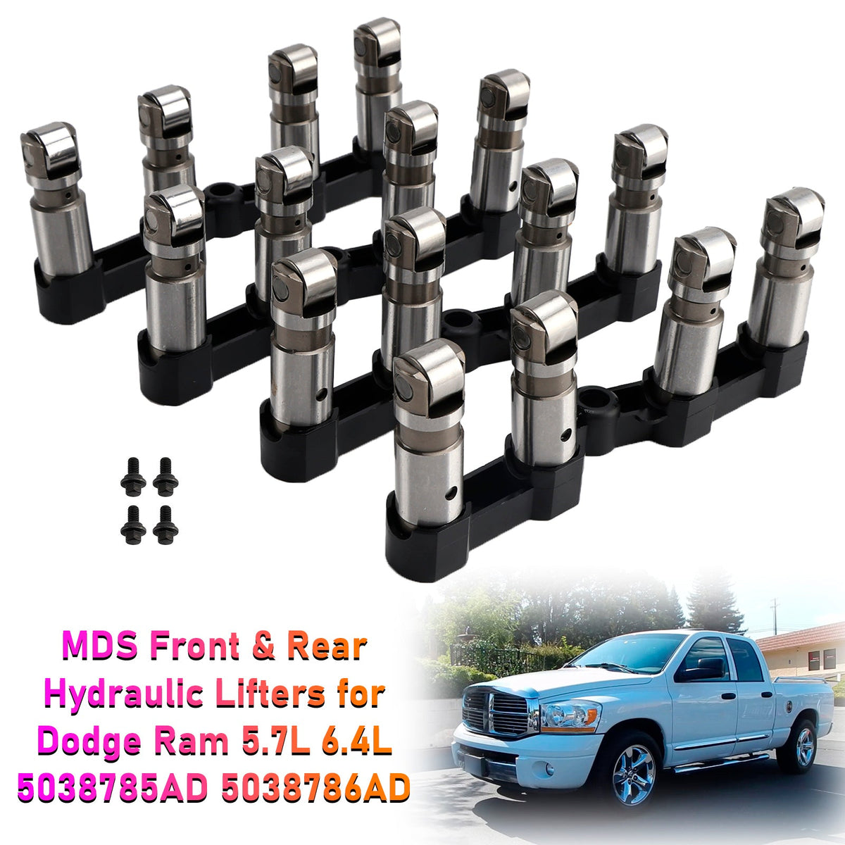 Dodge Ram 5.7L 6.4L 5038785AD 5038786AD MDS Front & Rear Hydraulic Lifters