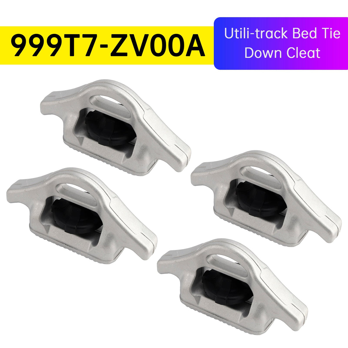 4 Pcs Utili-track Bed Tie Down Cleat 999T7-ZV00A for Nissan Frontier 2005-2025