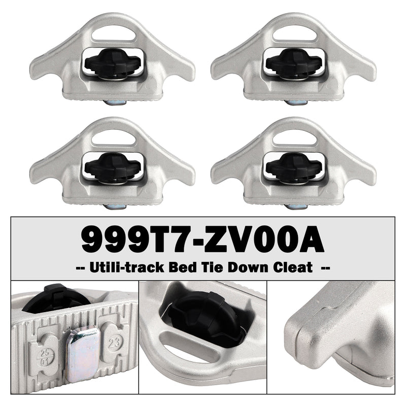 4 Pcs Utili-track Bed Tie Down Cleat 999T7-ZV00A for Nissan Frontier 2005-2025