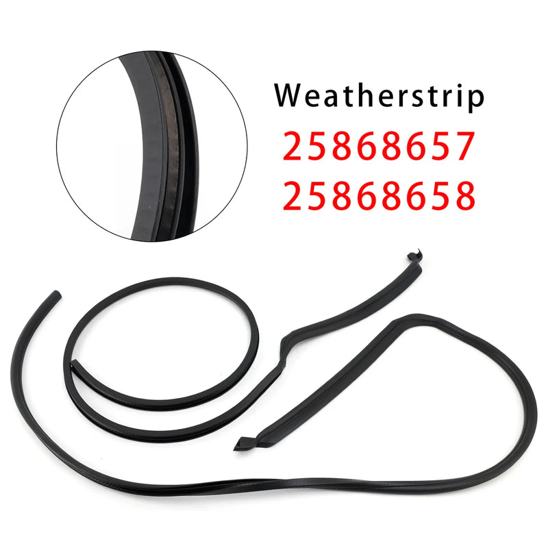 2003-2009 Hummer H2 20859106 Left+Right Door Weatherstrip