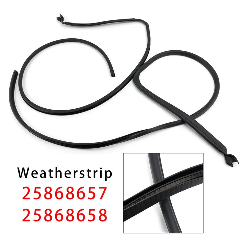 2003-2009 Hummer H2 20859106 Left+Right Door Weatherstrip
