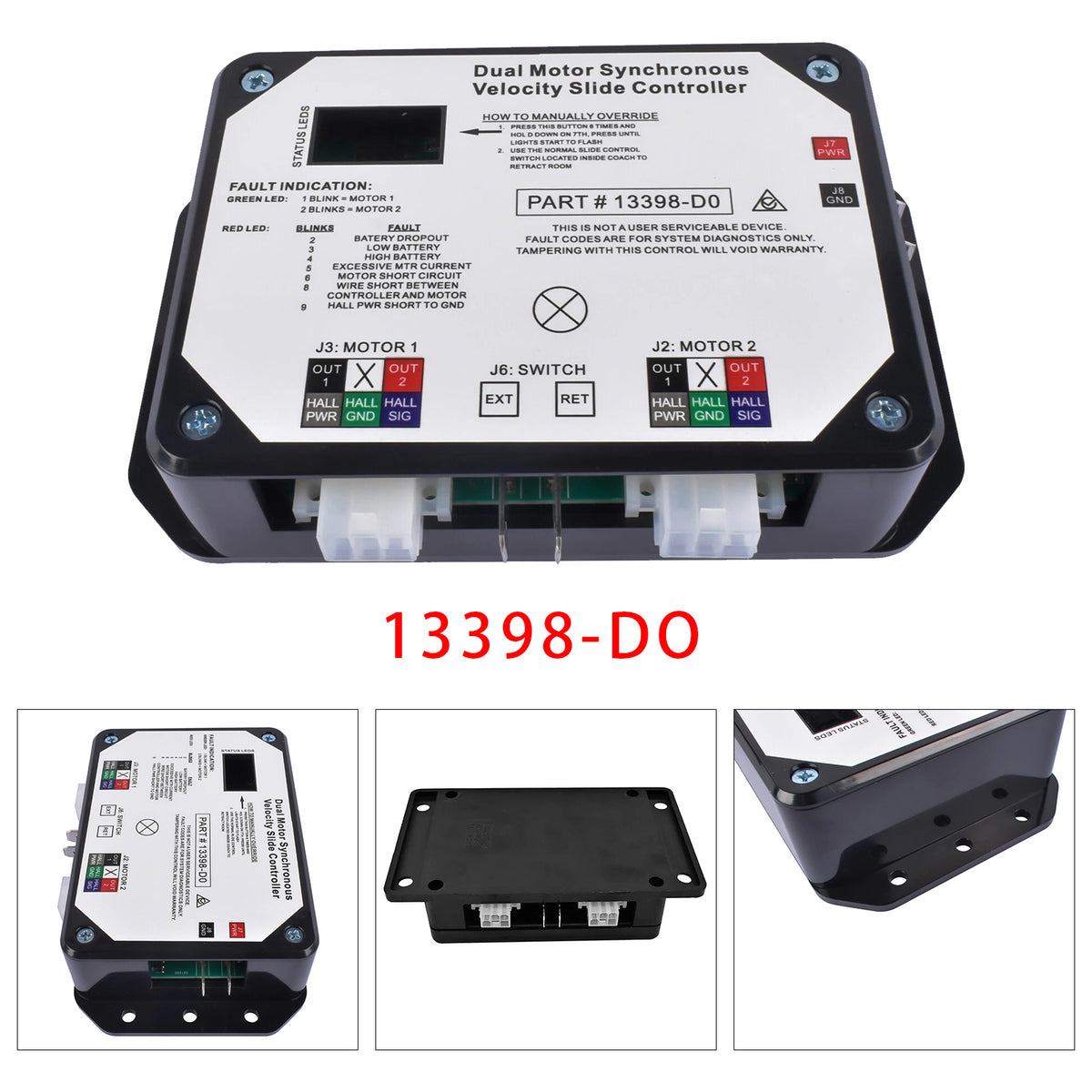 13398-D0 Dual Motor Synchronous Velocity Slide Controller For Lippert V-Sync II