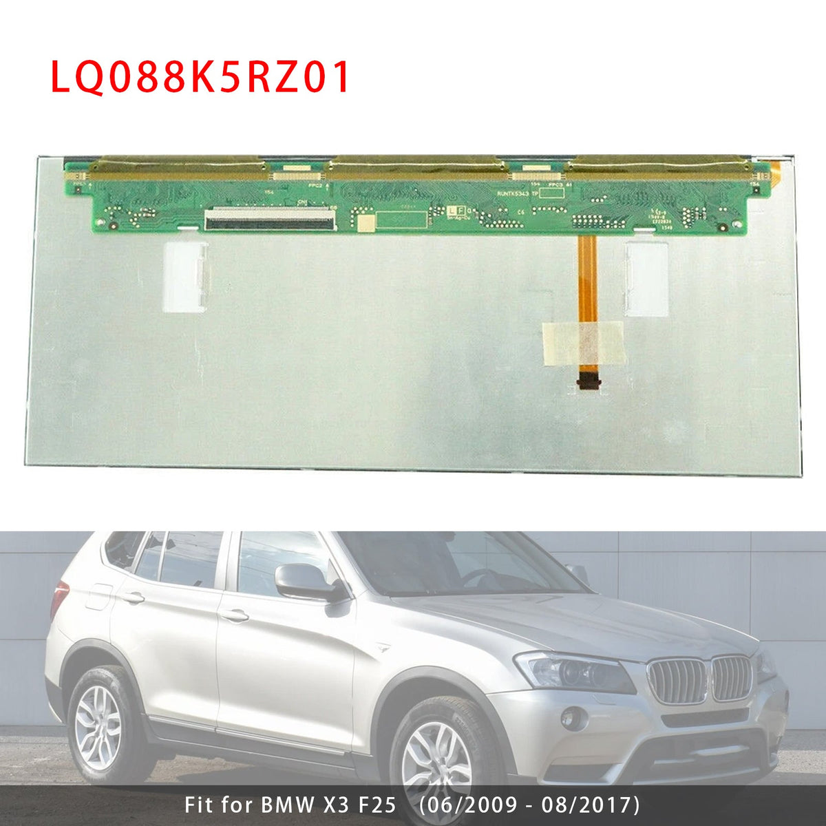 8.8" LCD Screen Assembly  Display Screen LQ088K5RZ01 For BMW X3 X4 F25 F26
