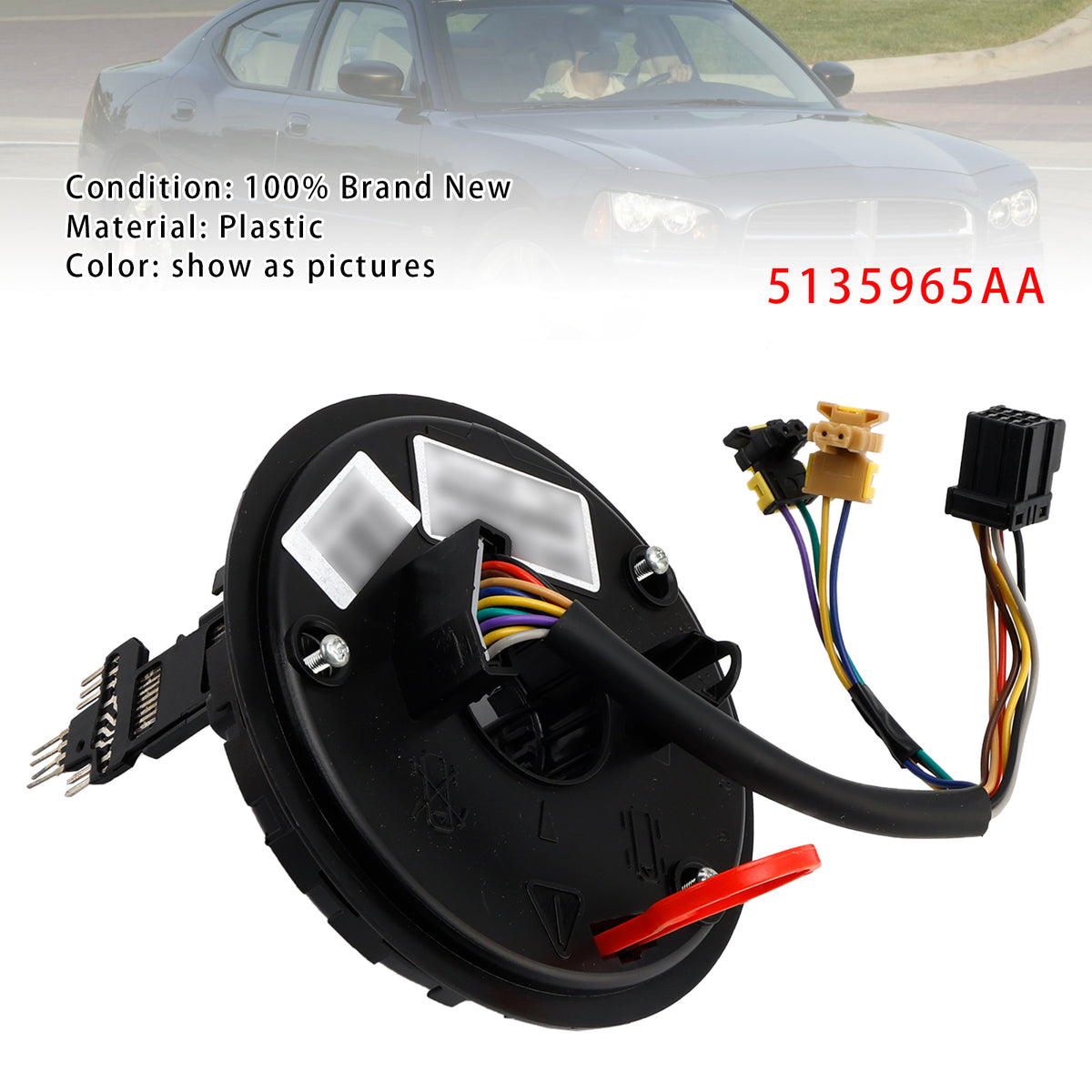 Dodge Charger Magnum Chrysler 300 2005-2008 Spiral Cable Clock Spring 5135965AA