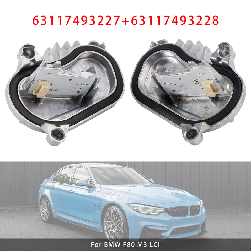 2018-2020 BMW F32 F33 F36 LCI 4 Series White 2PCS Angel Eye DRL LED Module