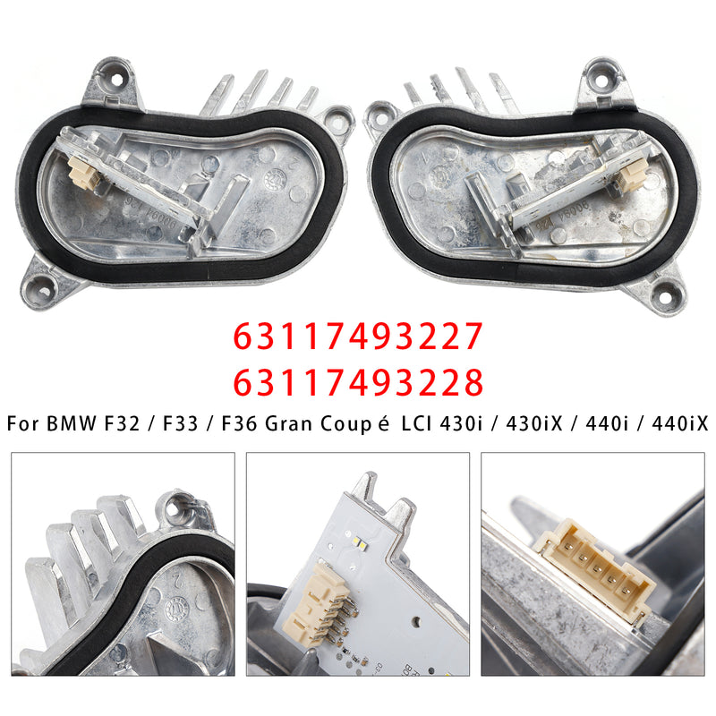 2018-2020 BMW F32 F33 F36 LCI 4 Series White 2PCS Angel Eye DRL LED Module
