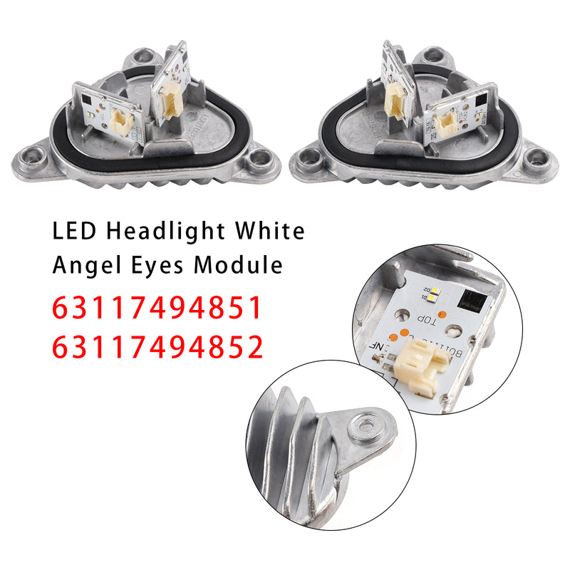 BMW M2 2series F22 F23 F87 M240i 220i White 2PCS Angel Eye DRL LED Module