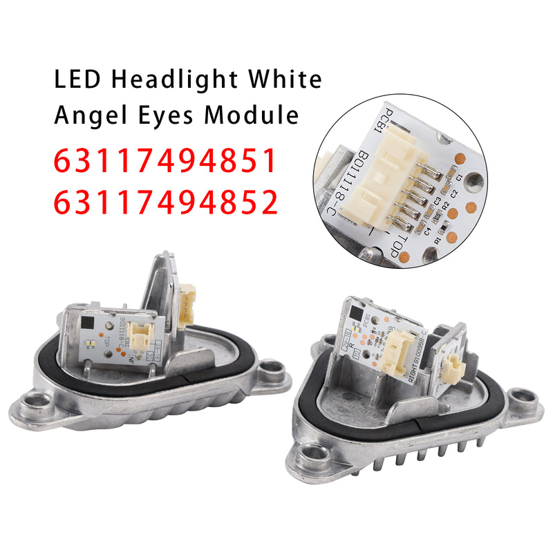 BMW M2 2series F22 F23 F87 M240i 220i White 2PCS Angel Eye DRL LED Module