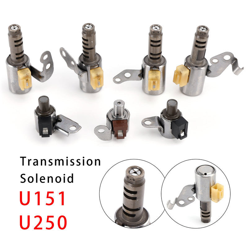7PCS Transmission Solenoids Kit U151 U250 For Toyota Camry 2004-2011 2.4L 2.5L 3.0L 3.5L Big Solenoids
