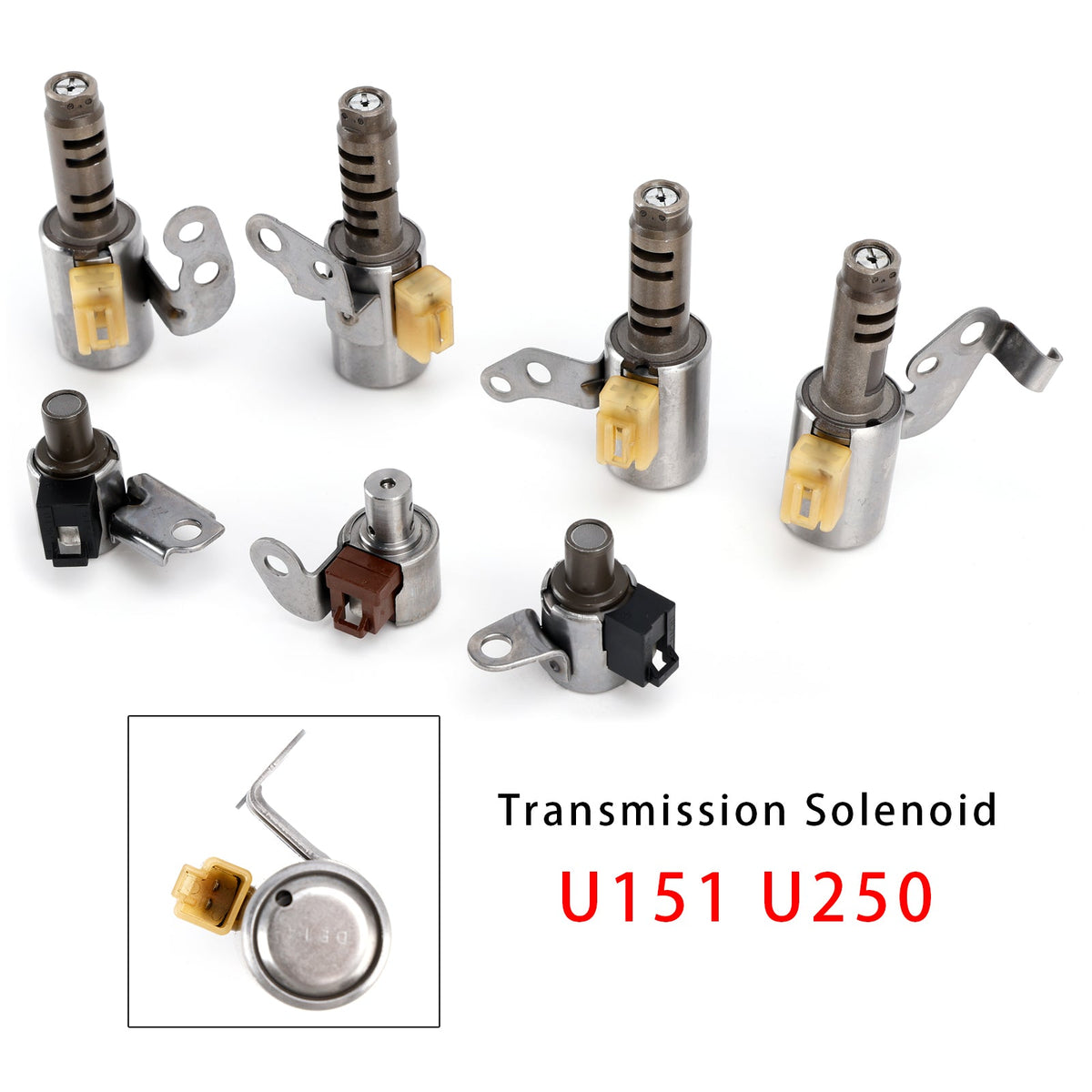 Toyota Camry 2004-2011 2.4L 2.5L 3.0L 3.5L Big Solenoids 7PCS Transmission Solenoids Kit U151 U250