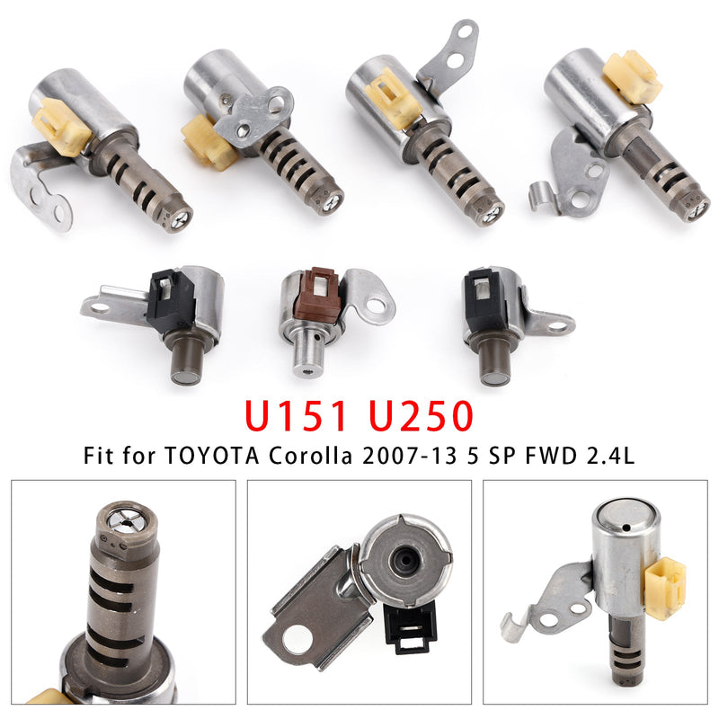 7PCS Transmission Solenoids Kit U151 U250 For  Camry 2004-2011 Big Solenoids