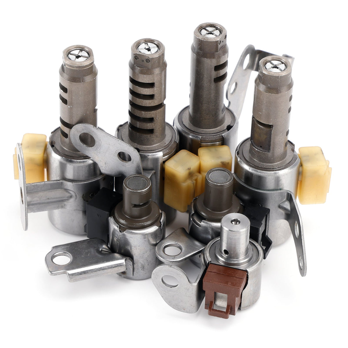 7PCS Transmission Solenoids Kit U151 U250 For Toyota Camry 2004-2011 2.4L 2.5L 3.0L 3.5L Big Solenoids