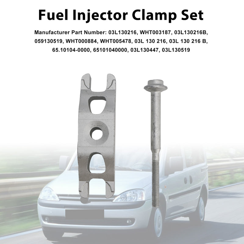 Audi Fit Seat Fit Skoda Fuel Injector Holder Tie Down Clamp Set 03L130216