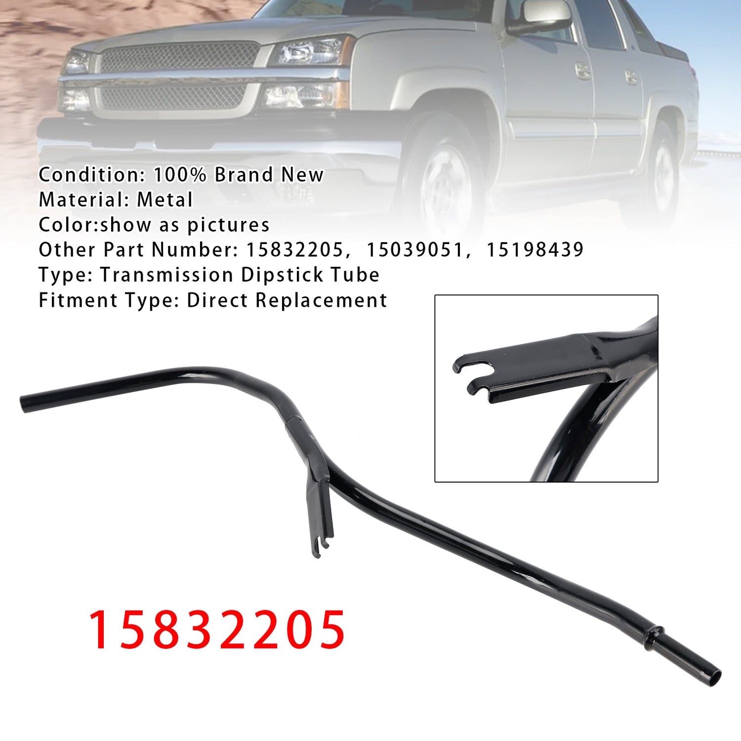 2001-2007 LS Truck/SUV 4L80E Transmission Dipstick Tube 15832205