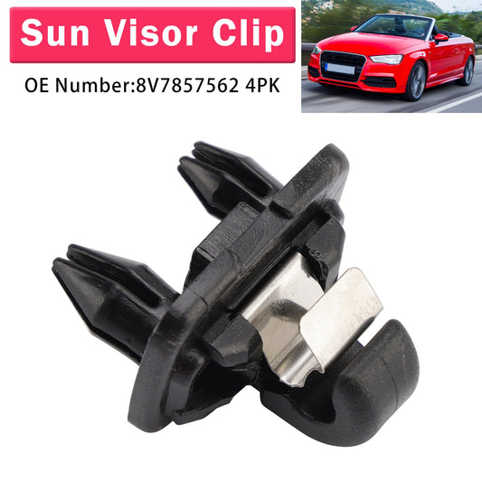 Audi A3 A5 Cabriolet TT Roadster 2017-2019 Sun Visor Clip 8V7857562 4PK
