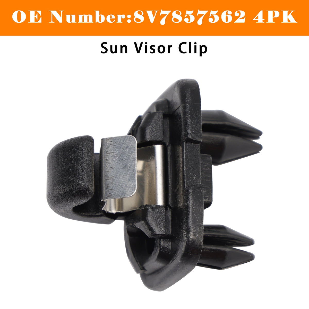 Audi A3 A5 Cabriolet TT Roadster 2017-2019 Sun Visor Clip 8V7857562 4PK