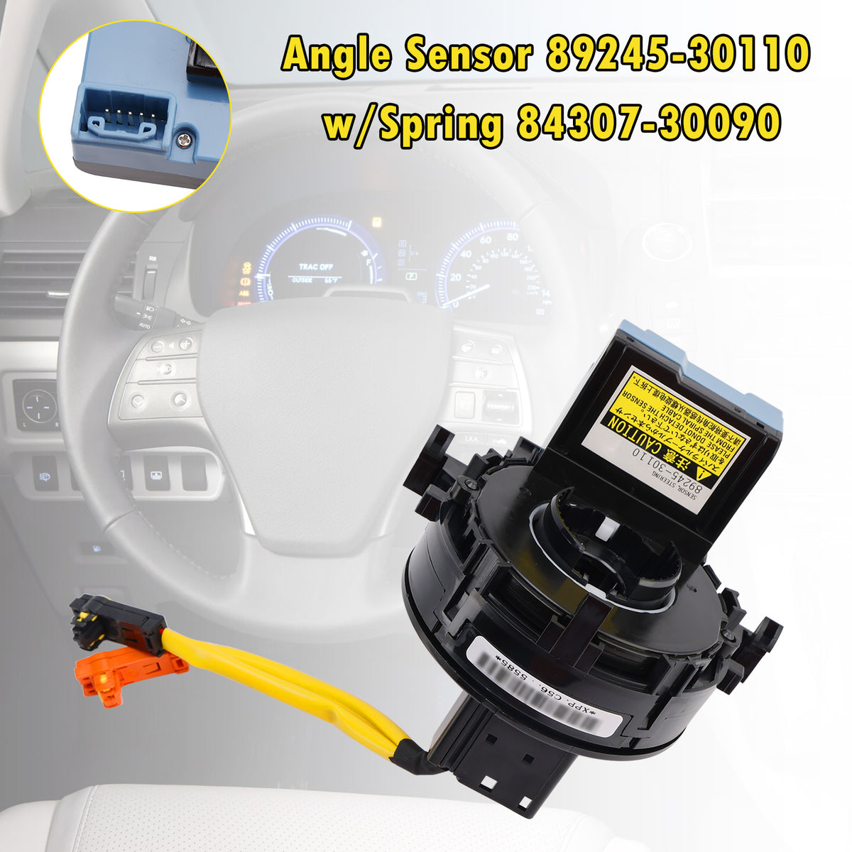 Lexus GX460 RX350 Toyota 4Runner Angle Sensor 89245-30110 w/Spring 84307-30090