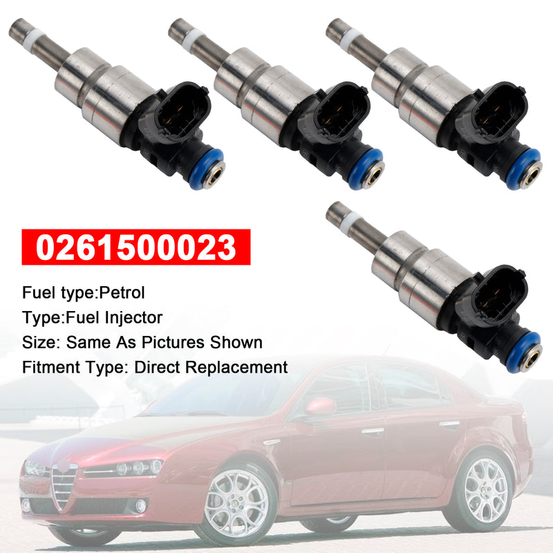 Alfa Romeo 159 939 Brera Spider 2.2 JTS 0261500023 4PCS Fuel Injector