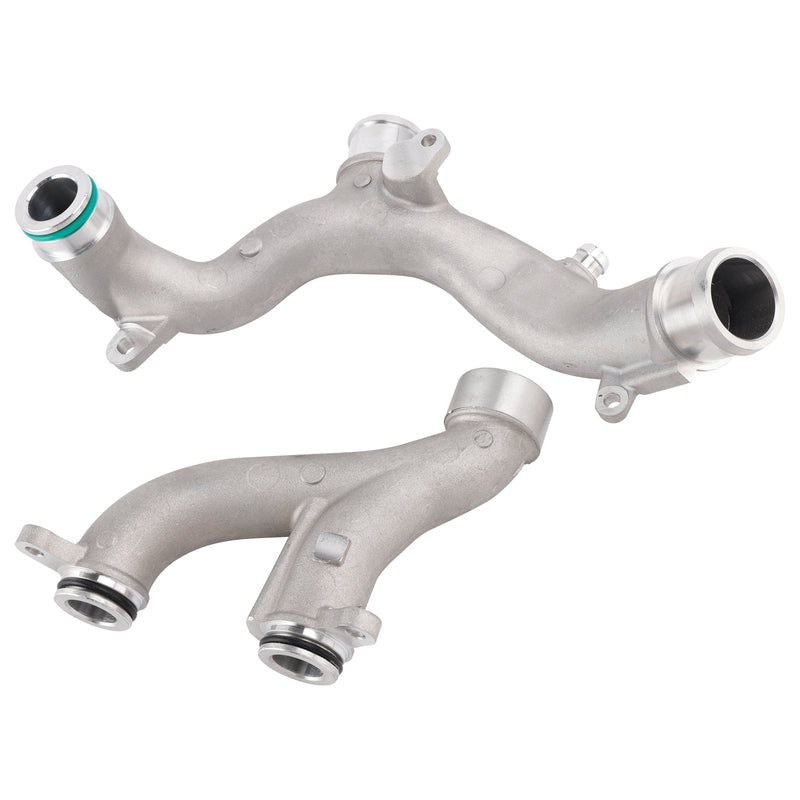 Land Rover LR4 V2 3.0 5.0 2PCS Coolant Crossover Pipe LR186917 LR186859