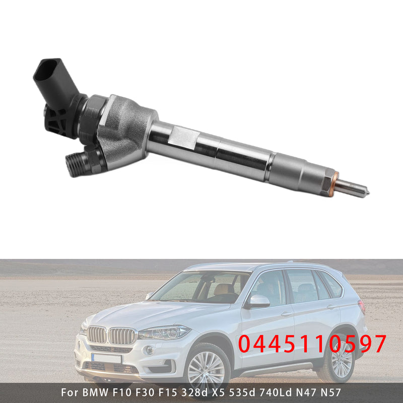 BMW F10 F30 F15 328d X5 535d 740Ld N47 N57 0445110597 1PCS Fuel Injector