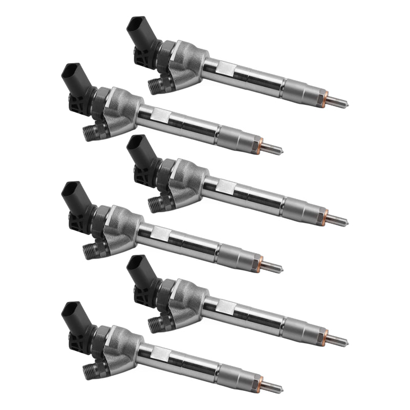 BMW F10 F30 F15 328d X5 535d 740Ld N47 N57 0445110597 6PCS Fuel Injector