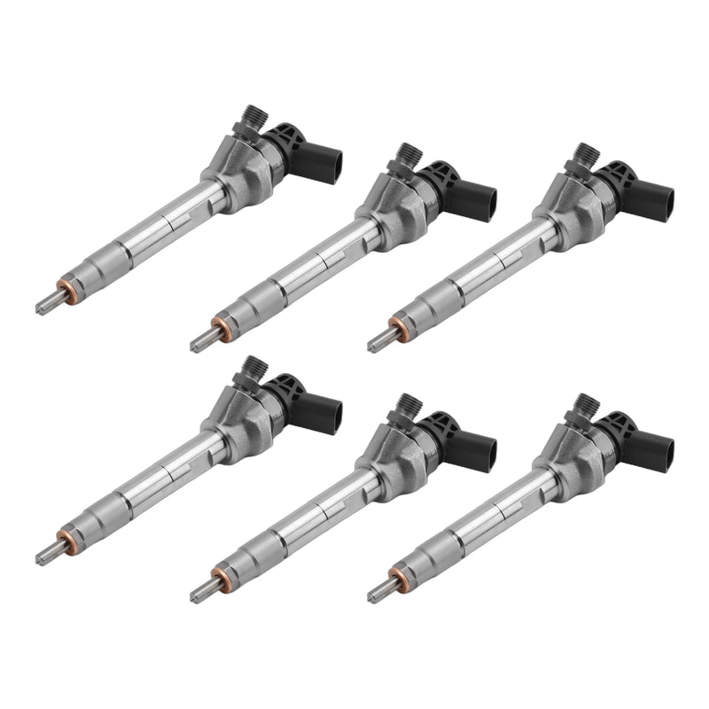 BMW F10 F30 F15 328d X5 535d 740Ld N47 N57 0445110597 6PCS Fuel Injector
