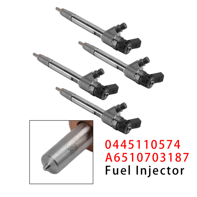 Mercedes V Class Vito Mixto W447 0445110574 A6510703187 4PCS Fuel Injector