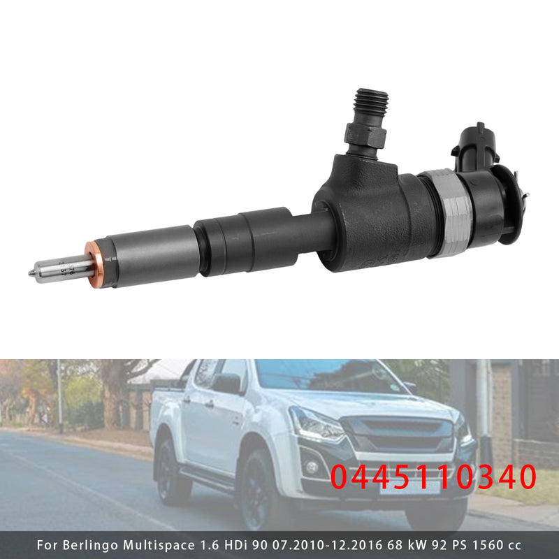 Opel Citroen Ford FIAT Fiesta Peugeot 1.6 HDi 0445110340 1PCS Fuel Injector