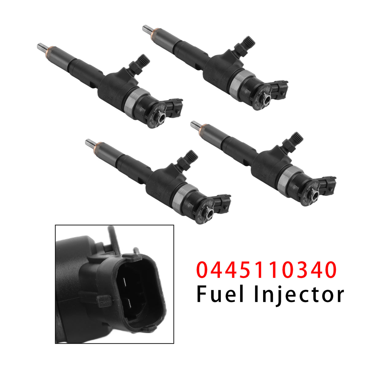 Opel Citroen Ford FIAT Fiesta Peugeot 1.6 HDi 0445110340 4PCS Fuel Injector