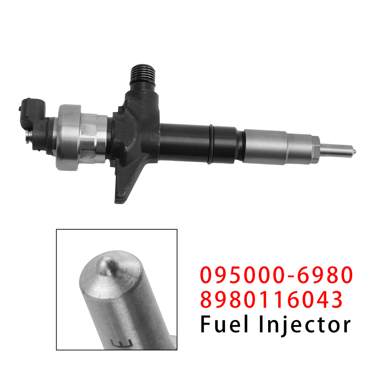 Isuzu Dmax Holden 3.0L 4JJ1 095000-6980 8980116043 1PCS Fuel Injector