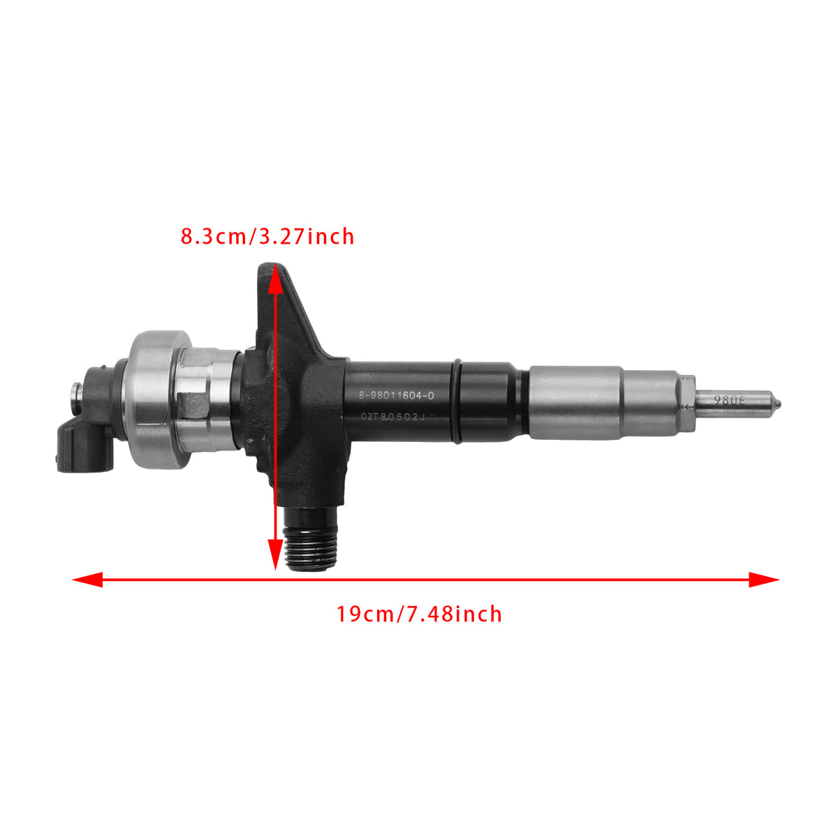 Isuzu Dmax Holden 3.0L 4JJ1 095000-6980 8980116043 1PCS Fuel Injector