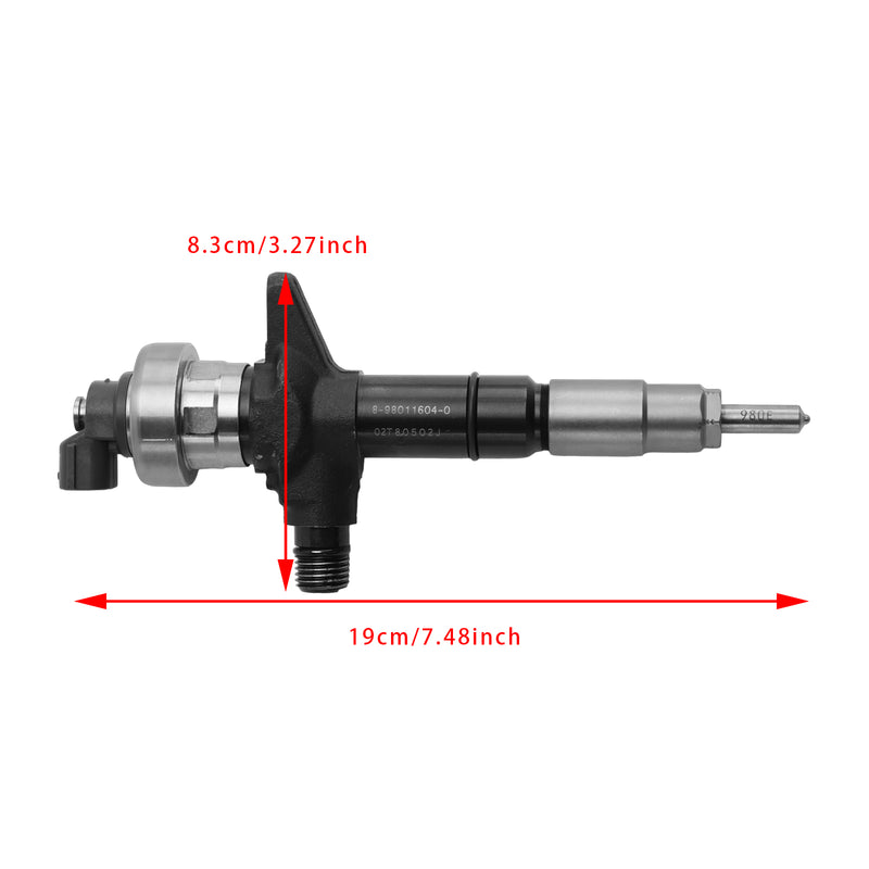Isuzu Dmax Holden 3.0L 4JJ1 095000-6980 8980116043 1PCS Fuel Injector
