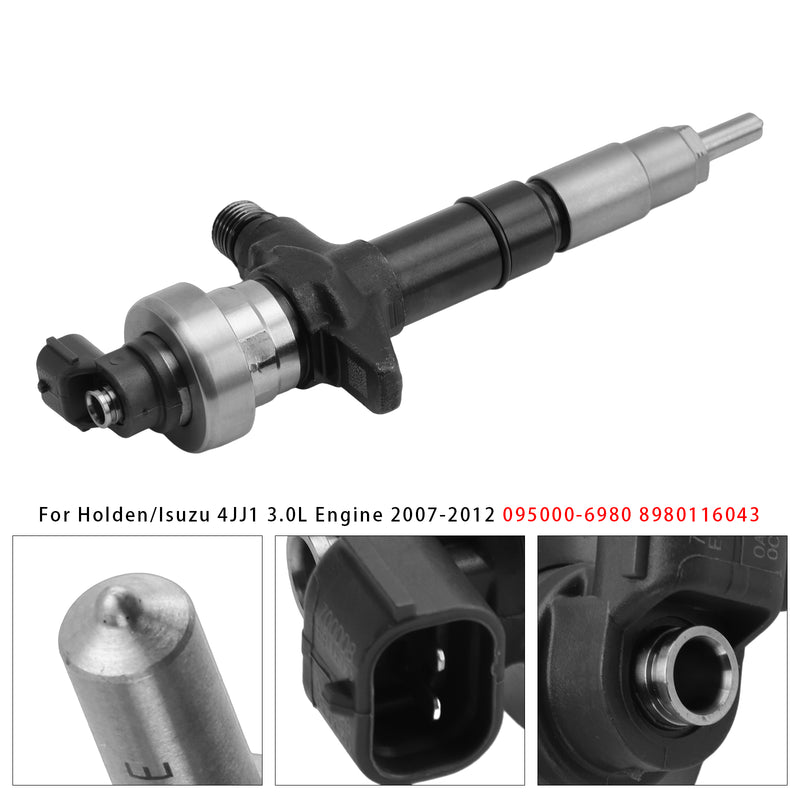 Isuzu Dmax Holden 3.0L 4JJ1 095000-6980 8980116043 1PCS Fuel Injector