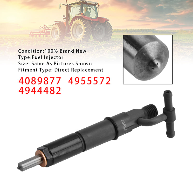 Cummins B3.3 QSB3.3 Engine 4089877 4955572 4944482 1PCS Fuel Injector