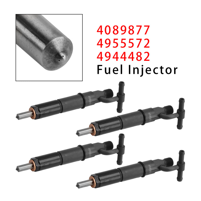 Cummins B3.3 QSB3.3 Engine 4089877 4955572 4944482 4PCS Fuel Injector