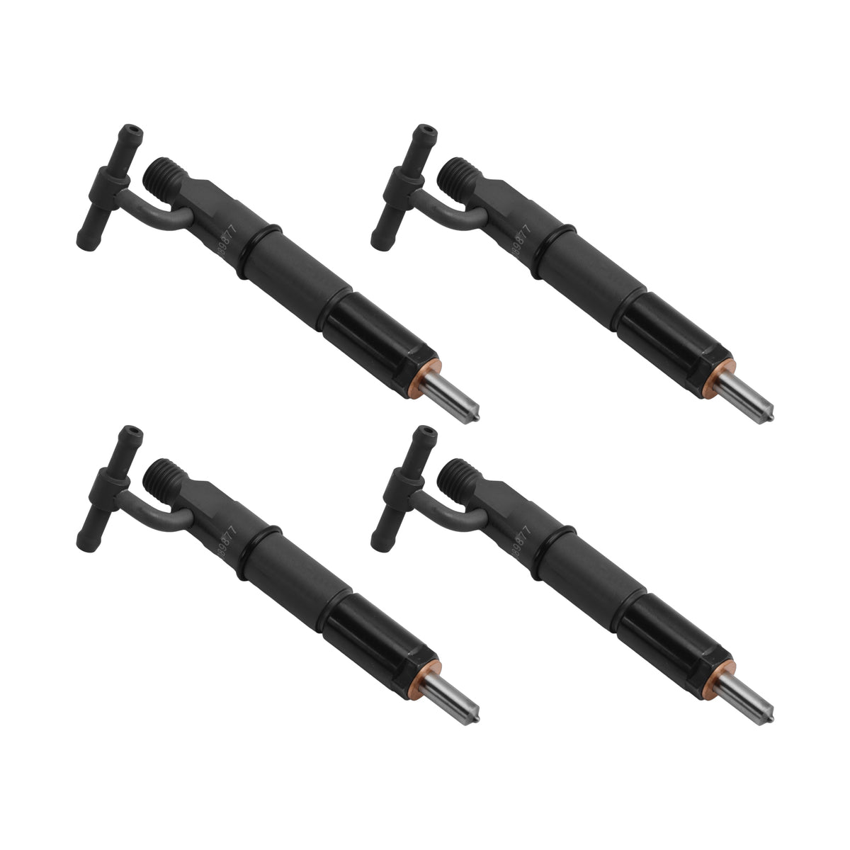 Cummins B3.3 QSB3.3 Engine 4089877 4955572 4944482 4PCS Fuel Injector