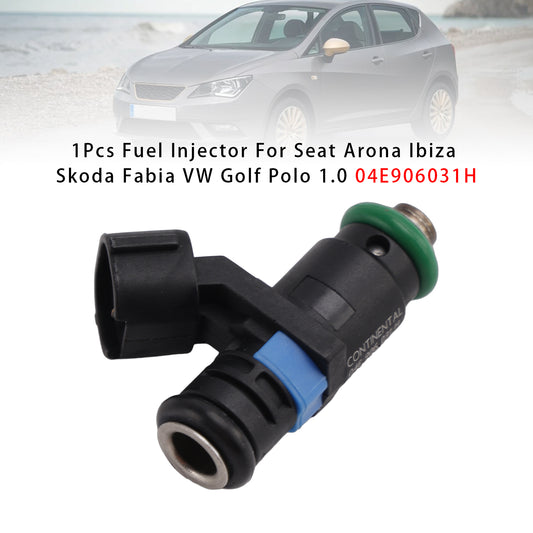 Seat Arona Ibiza Skoda Fabia VW Golf Polo 1.0 04E906031H 1PCS Fuel Injector