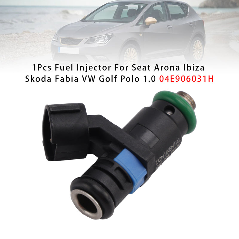 Seat Arona Ibiza Skoda Fabia VW Golf Polo 1.0 04E906031H 1PCS Fuel Injector