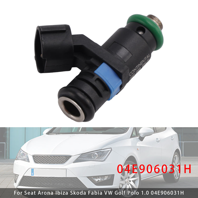 Seat Arona Ibiza Skoda Fabia VW Golf Polo 1.0 04E906031H 1PCS Fuel Injector